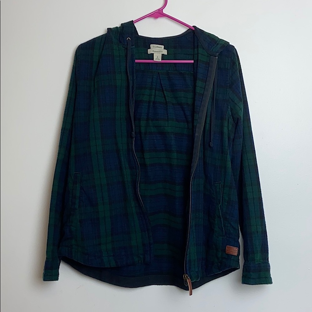 LL Bean Relaxed Fit Zip-Up Hoodie